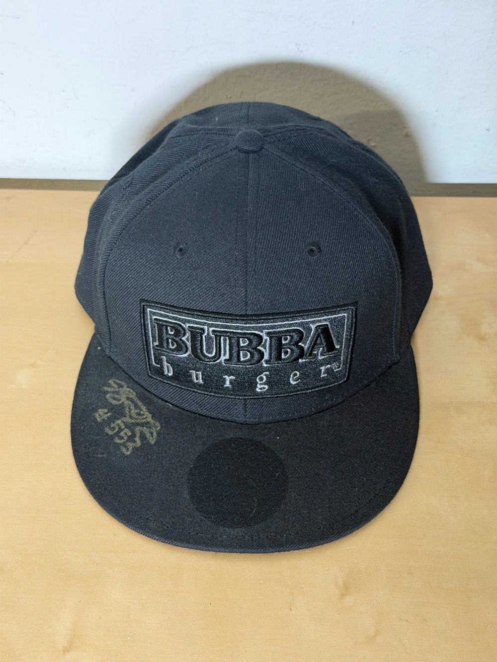 Brent Rouse #553 Signed BUBBA Burger Hat Autographed Motocross Racing Snapback